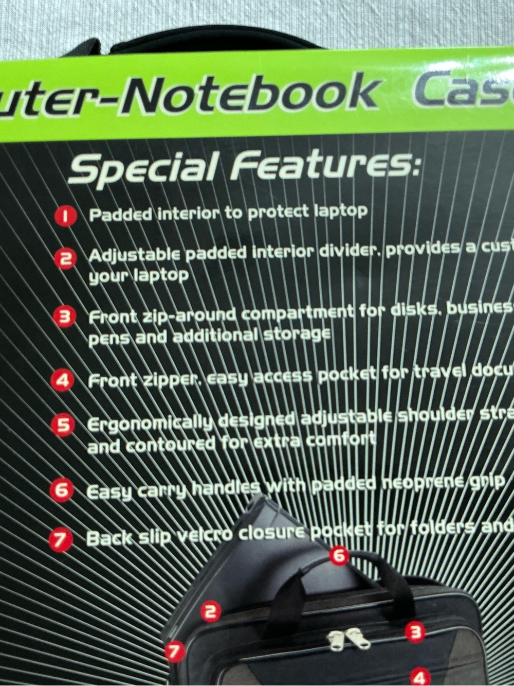 NEW - ICON Black Computer-Notebook Case - Picture 2 of 8